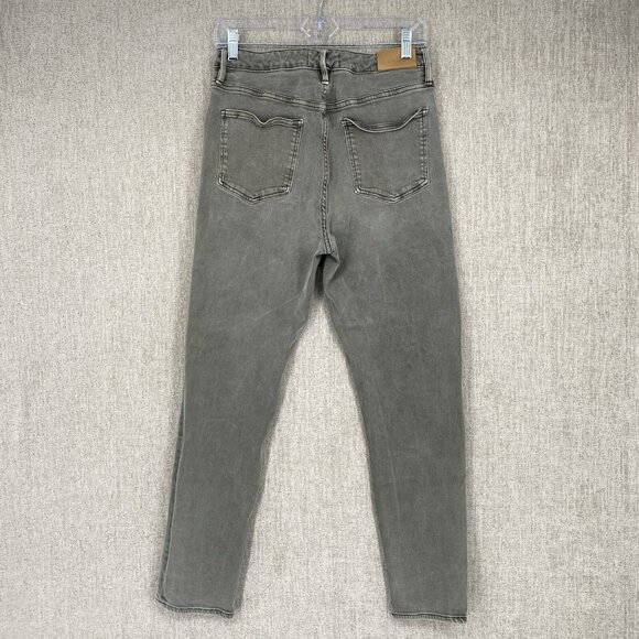 Dear John Button Fly Stella Super High Rise Crop Jeans Stretch‎ Faded - Picture 2 of 14
